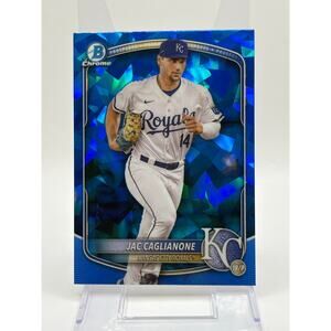 2025 Bowman Chrome Sapphire Edition Jac Caglianone Prospect Kansas City Royals